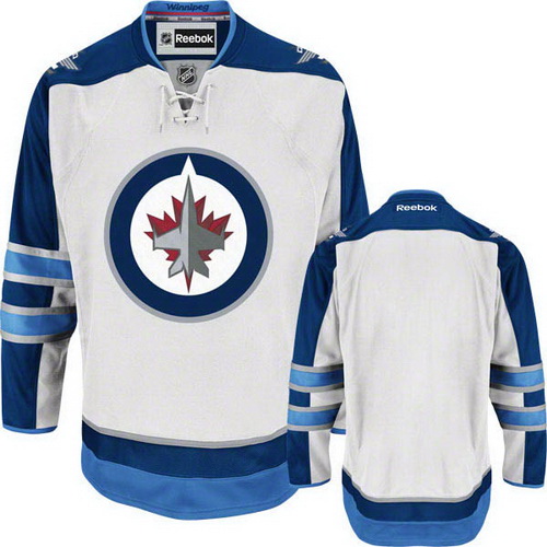 Stylish and unique designed Winnipeg Jets Blank White NHL Hockey Jersey
